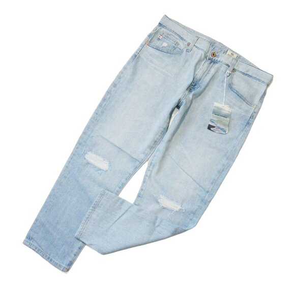 NWT Adriano Goldschmied AG Ex-Boyfriend Slim in Premiere Destroyed Jeans 31 - Picture 5 of 8